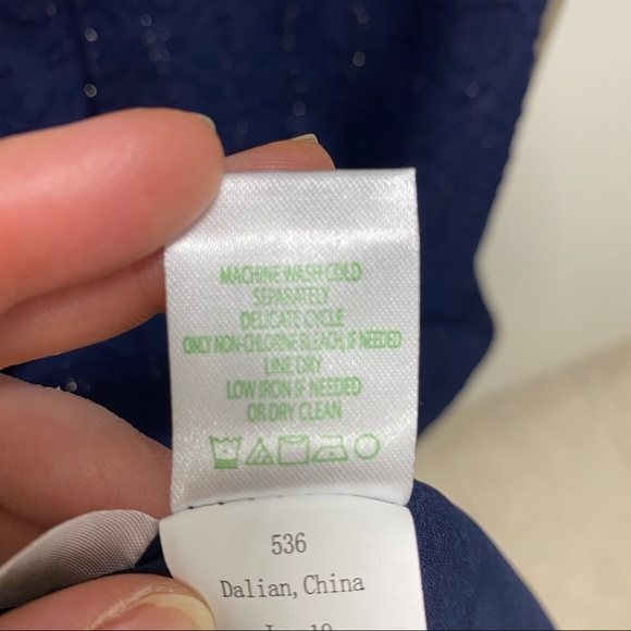 Lilly Pulitzer Dress Blur Metallic Sz 2 Worn Once - Picture 2 of 7